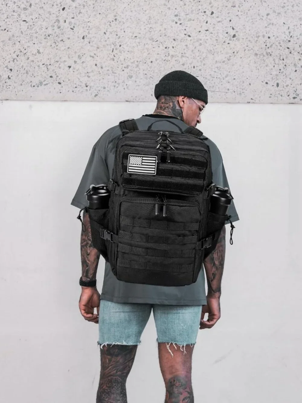 45L Tactical Backpack for Men & Women - Large Military Assault Pack with Molle